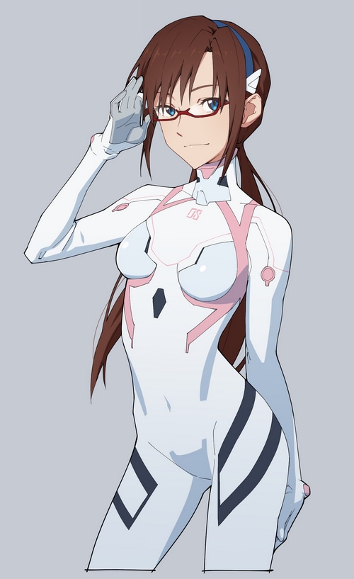 Makinami Mari Illustrious in Evangelion Plugsuit Fan Art