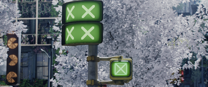 Doctor Strange 2 traffic lights with green lights