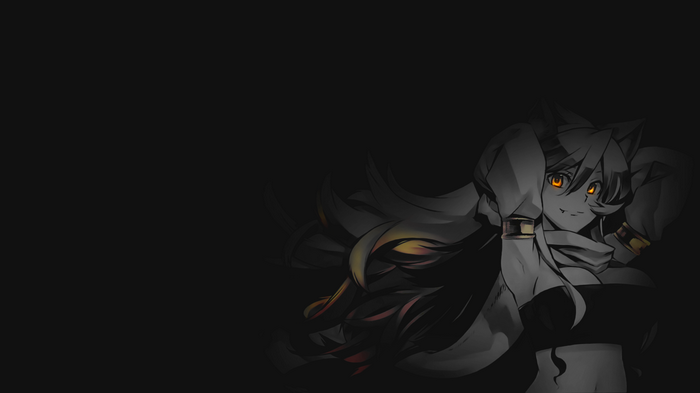 Leone from Akame ga Kill! with glowing eyes