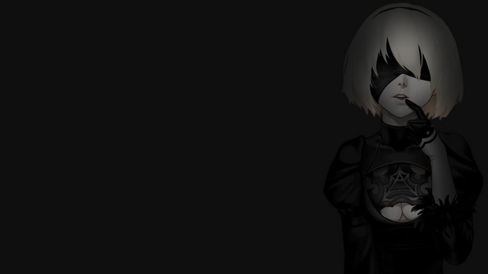 2B from Nier: Automata with blindfold