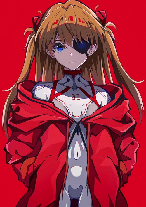 Asuka Langley Soryu with Eyepatch