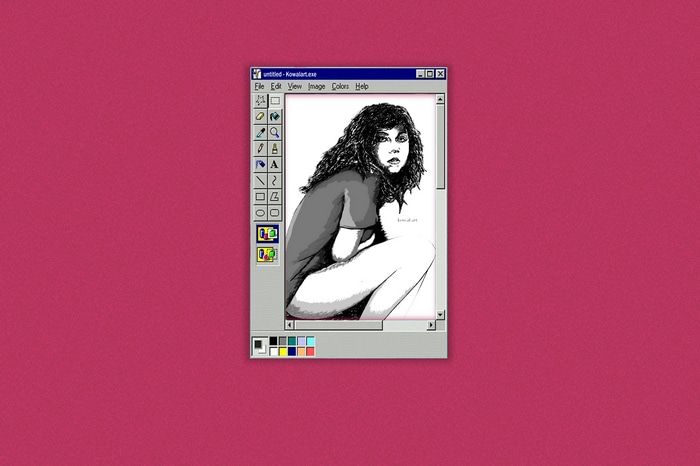 Jennette McCurdy in Windows 95 Paint