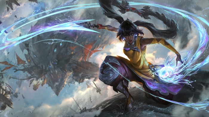 Nilah in 4K League of Legends