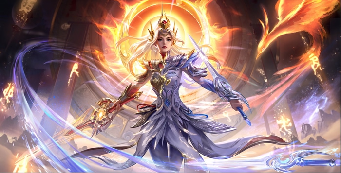 4K video game art of Honor of Kings character