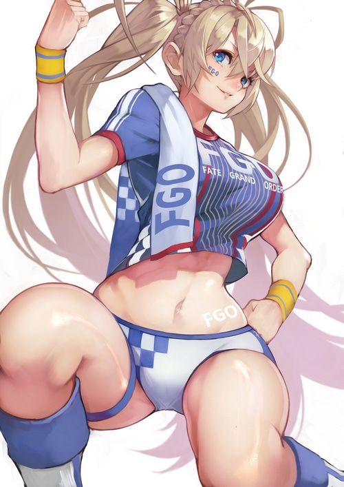 Fate/Grand Order's Bradamante in Athletic Attire