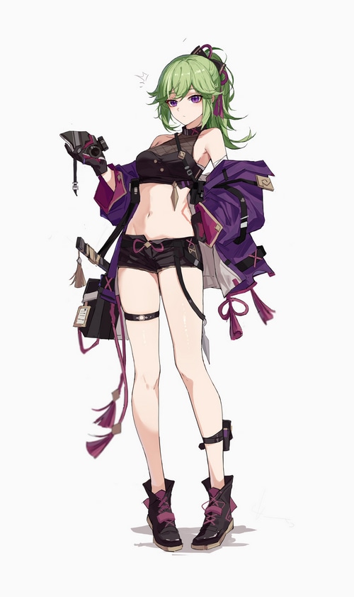 Kuki Shinobu from Genshin Impact