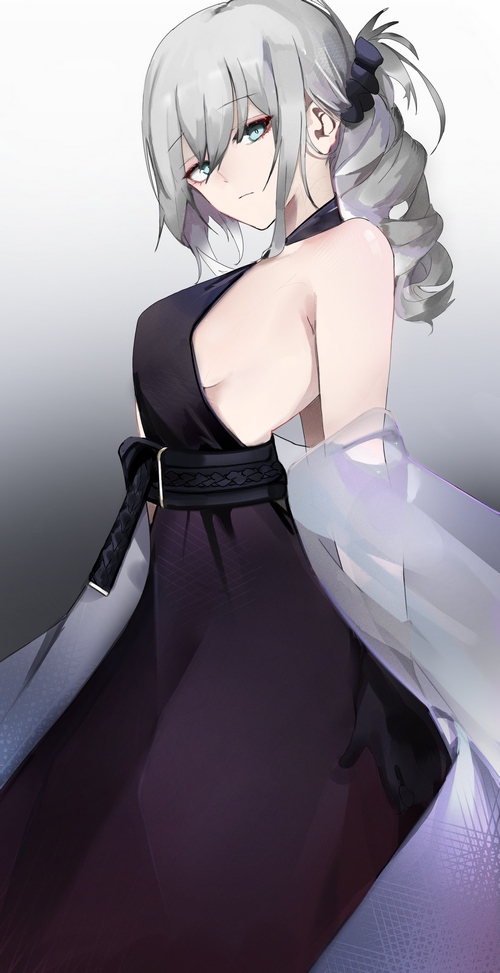 AN-94 from Girls Frontline in a dark dress