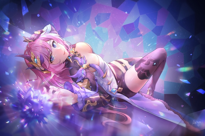Elysia from Honkai Impact 3rd fan art