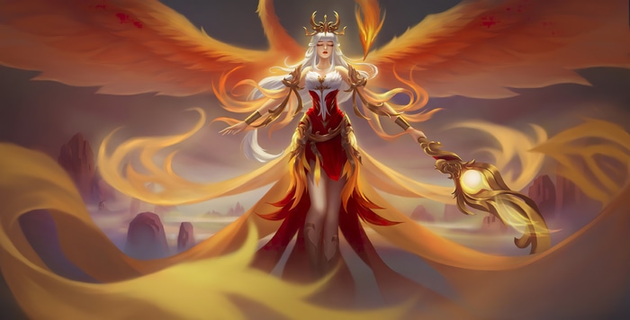 4K Honor of Kings Phoenix Goddess