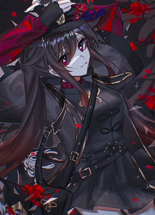 Genshin Impact Hu Tao Fan Art