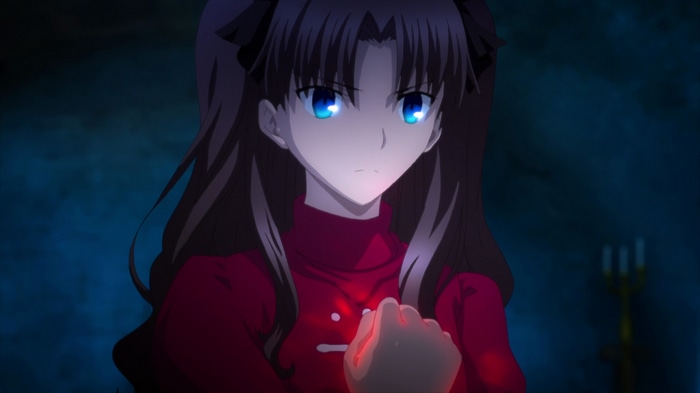 Rin Tohsaka in Fate/Stay Night: Unlimited Blade Works