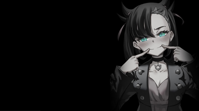 4K Marnie from Pokémon with selective coloring