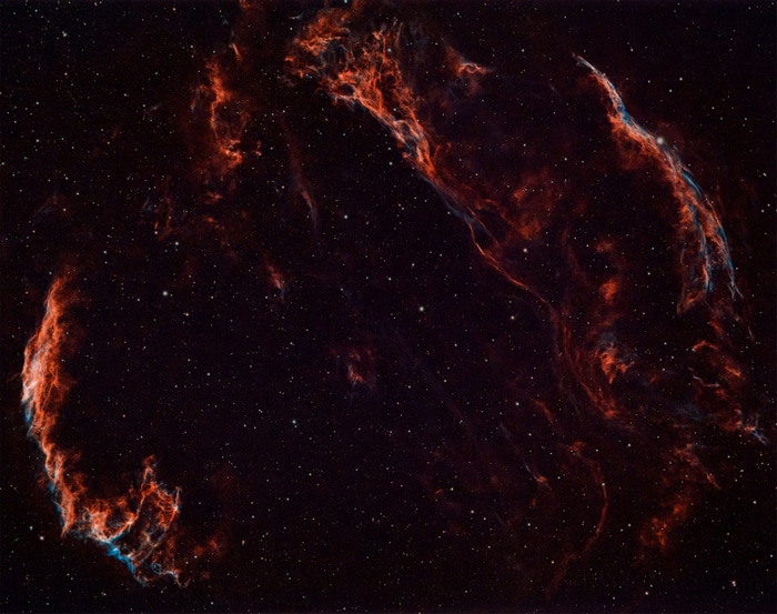 Nebula and stars in deep space