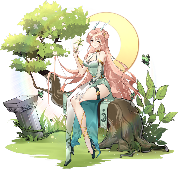 Aura Star anime artwork with a girl and moon