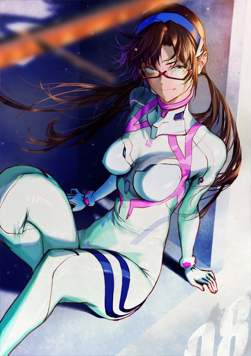 Makinami Mari Illustrious in Evangelion bodysuit