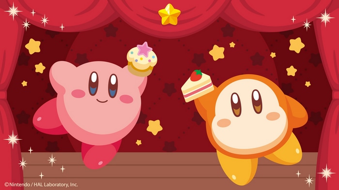 Kirby and Waddle Dee with Sweets