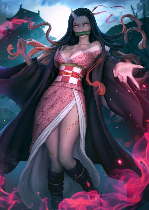 Kamado Nezuko fan art from Kimetsu no Yaiba