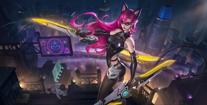4K Honor of Kings Cat Girl with Pink Hair