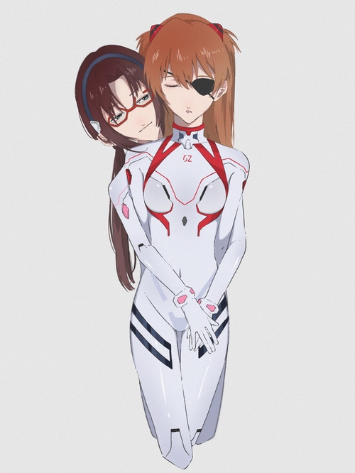 Asuka Langley Soryu and Mari Makinami Illustrious from Evangelion