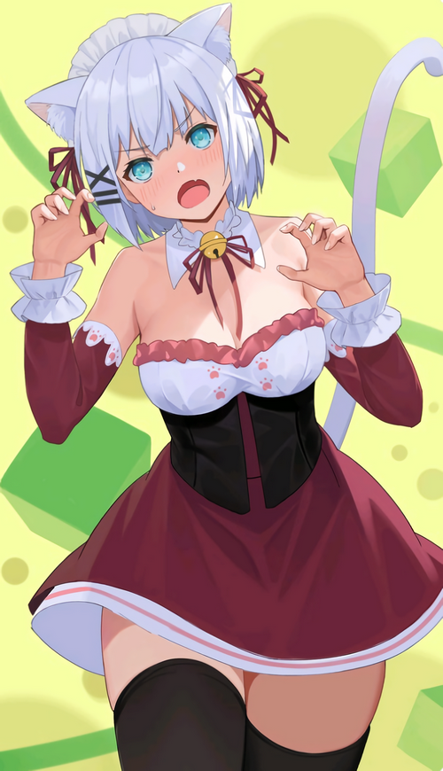 Siesta Cat Girl Maid Outfit Blue Eyes