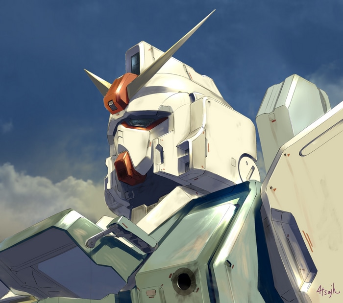 Gundam Ground Type Mobile Suit Artwork