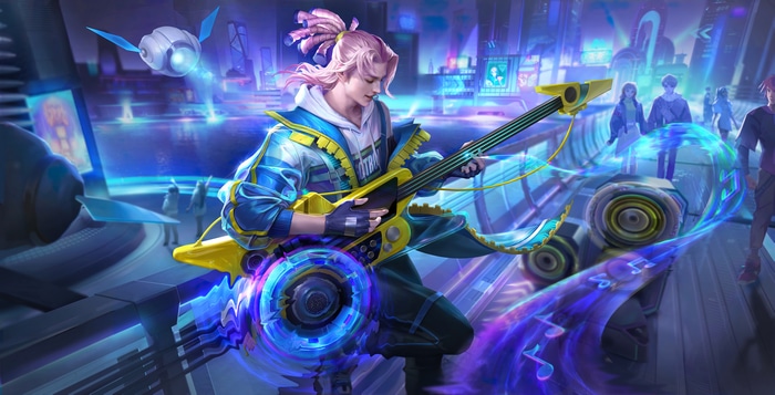 4K Honor of Kings: Musician with Electric Guitar