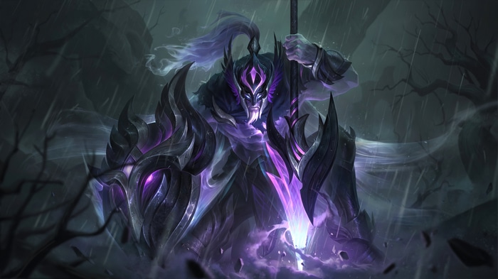 Ashen Knight Pantheon 4K League of Legends
