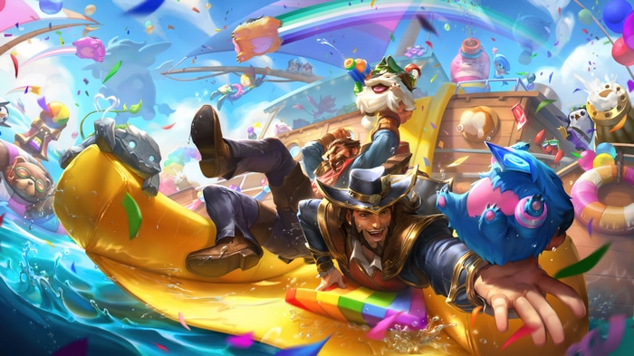 League of Legends: Twisted Fate and Graves on a Banana Boat