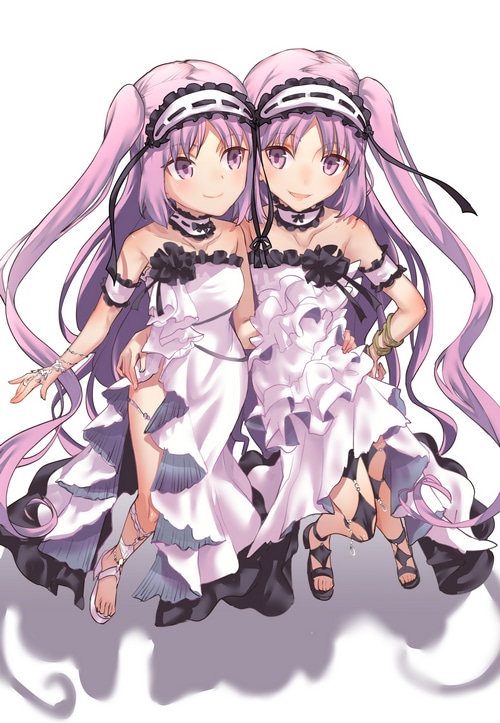 Stheno and Euryale from Fate series fan art