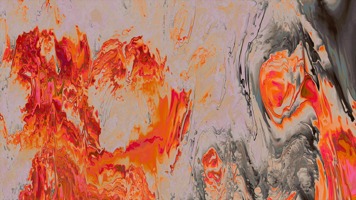 4K Abstract Liquid Shapes Wavy Lines