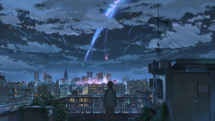 4K Kimi no Na Wa night sky