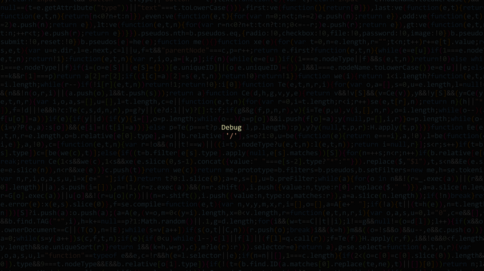 4K JavaScript code on black background