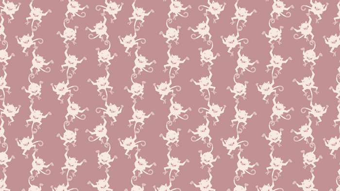 4K Mankey Pokémon Pattern