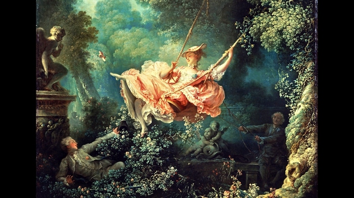 The Swing by Jean-Honoré Fragonard