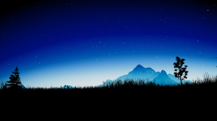 4K Far Cry 5 Mountain Pass Night Sky