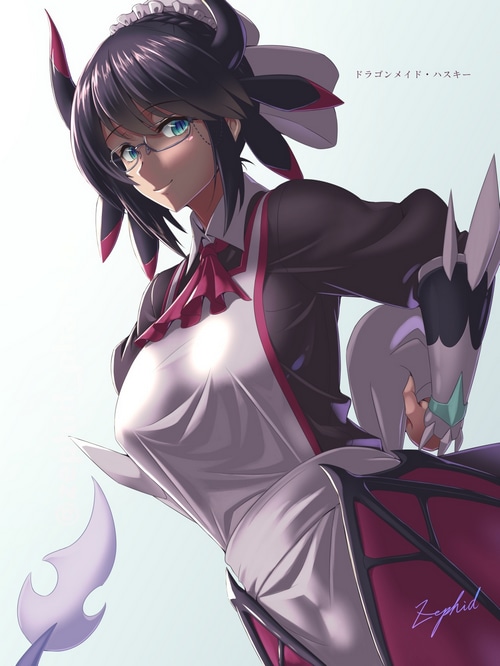 House Dragonmaid Husky Yu-Gi-Oh! Fan Art
