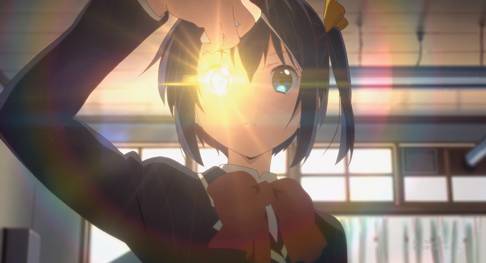 Rikka Takanashi with glowing eye from Chuunibyou demo Koi ga Shitai!