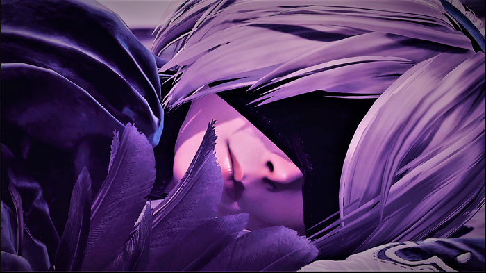 2B from Nier: Automata with blindfold
