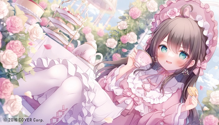 Natsuiro Matsuri's Tea Party with Flowers and Macarons