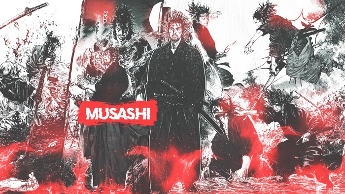 Miyamoto Musashi Collage from Vagabond Manga