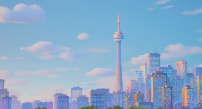 Toronto cityscape with the CN Tower