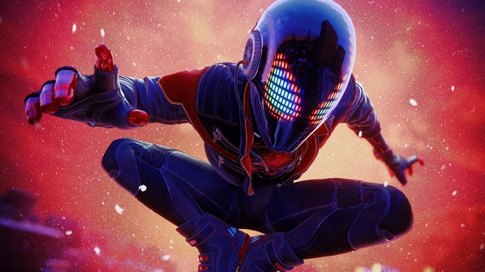 4K Spiderman Miles Morales in Action