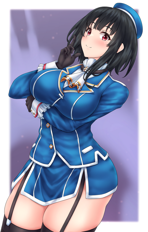 Anime girl Takao from Kantai Collection fan art
