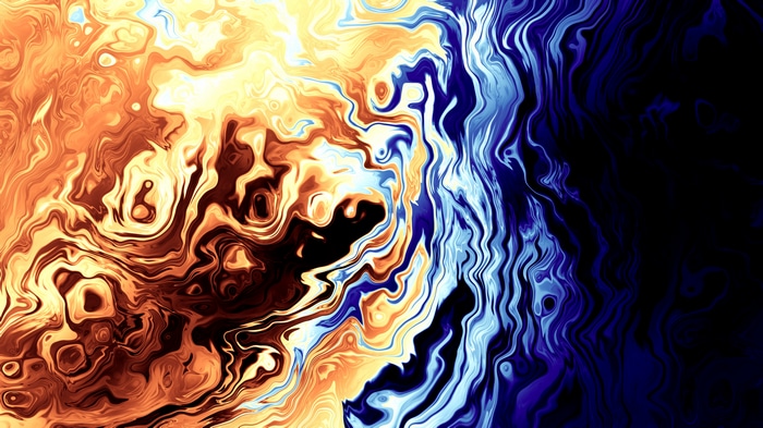Abstract Color Burst Gradient 4K