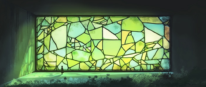 4K Wide Screen Mosaic Window