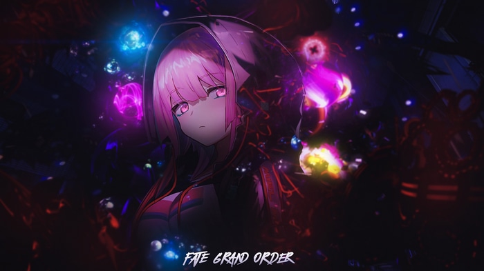 Fate Grand Order Anime Girl with Pink Hair