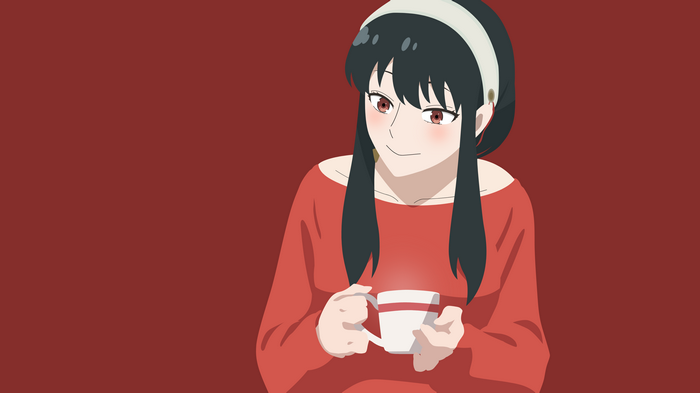 4K Yor Forger holding a mug