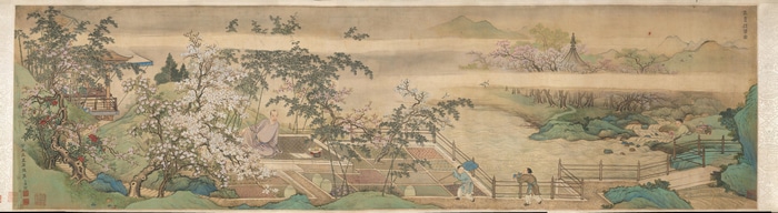 Classic Art: A Springtime Garden Scene