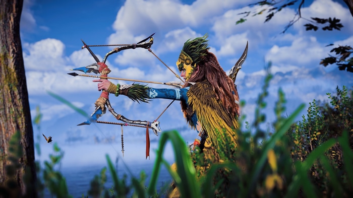 4K Aloy with Bow and Arrow in Horizon Forbidden West