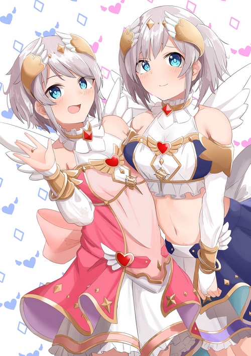 Princess Connect Re:Dive Yori and Akari fan art